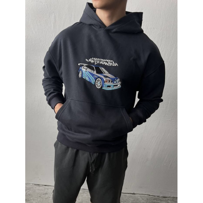 Oversize худі з принтом