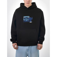 Oversize худі з принтом