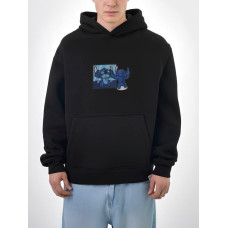 Oversize худі з принтом