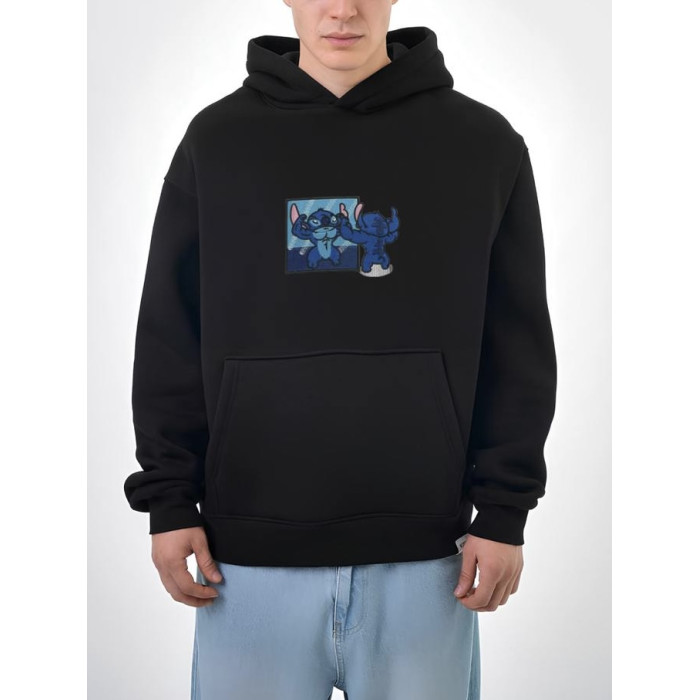 Oversize худі з принтом