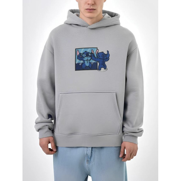 Oversize худі з принтом