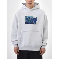 Oversize худі з принтом