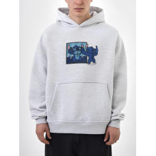 Oversize худі з принтом