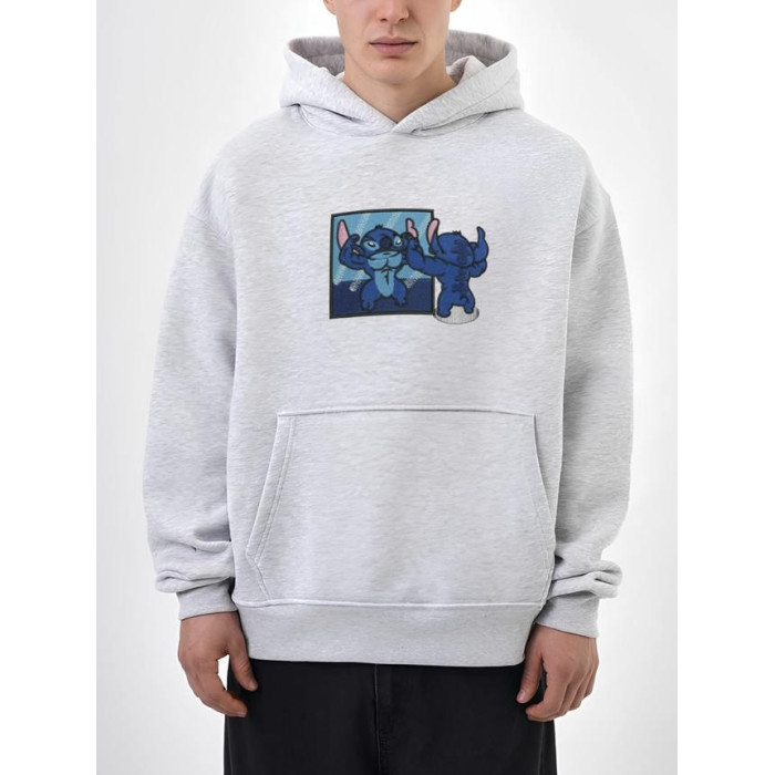 Oversize худі з принтом