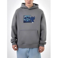 Oversize худі з принтом