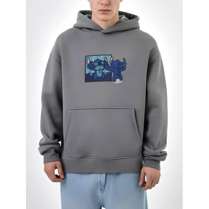 Oversize худі з принтом