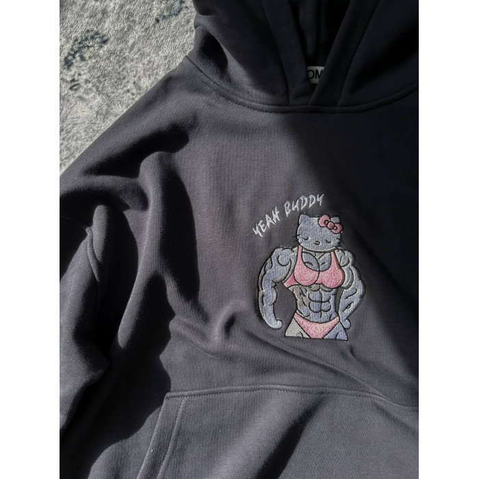 Oversize худі з принтом
