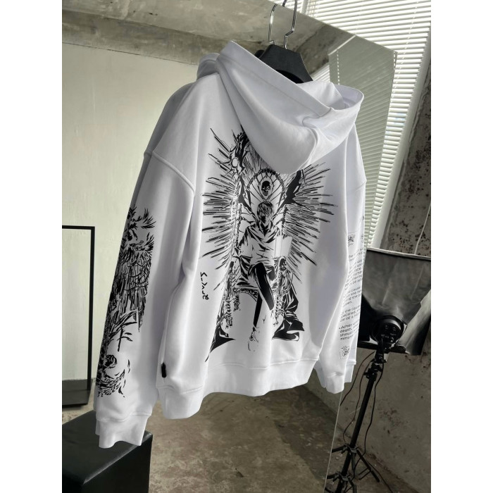 Oversize худі з принтом