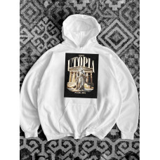 Oversize худі з принтом
