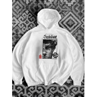 Oversize худі з принтом