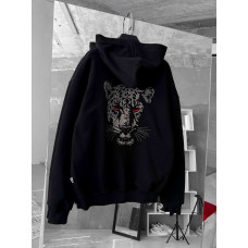 Oversize худі з принтом