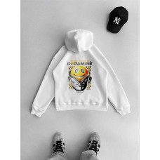 Oversize худі з принтом