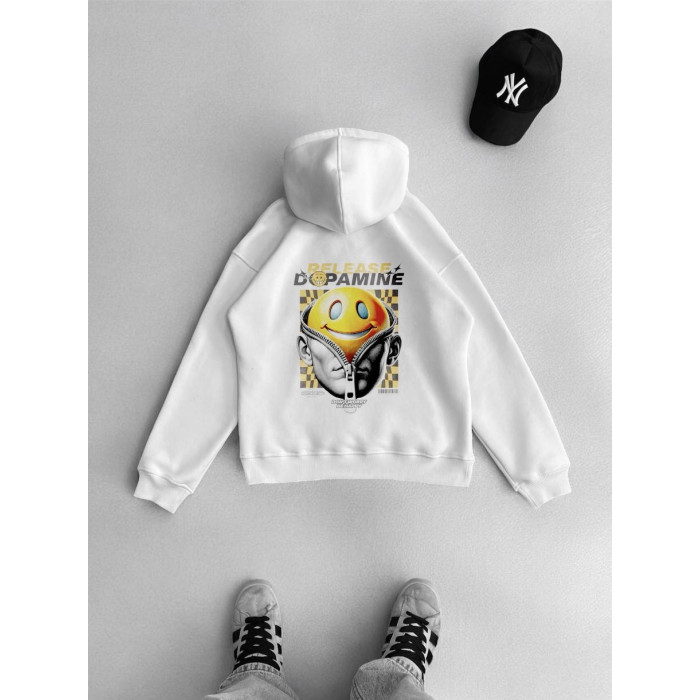 Oversize худі з принтом