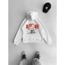 Oversize худі з принтом