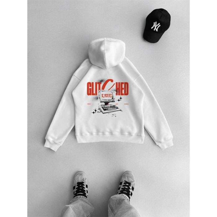 Oversize худі з принтом