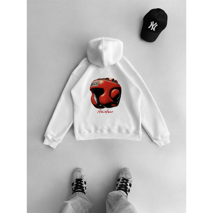 Oversize худі з принтом