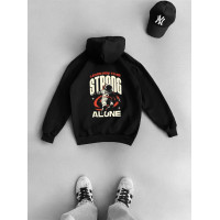 Oversize худі з принтом