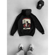 Oversize худі з принтом