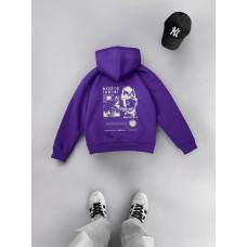 Oversize худі з принтом