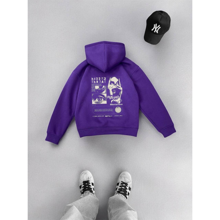 Oversize худі з принтом