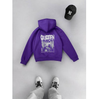 Oversize худі з принтом
