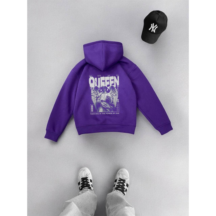 Oversize худі з принтом