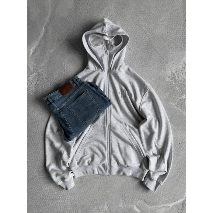 Oversize худі з рефлективним принтом
