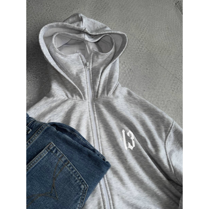 Oversize худі з рефлективним принтом