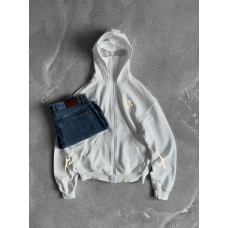 Oversize худі з рефлективним принтом