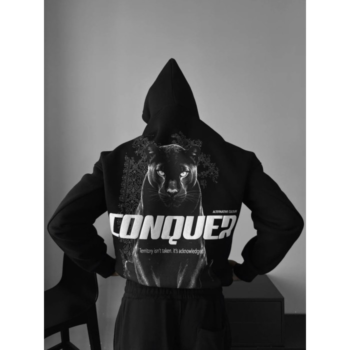 Oversize худі з принтом