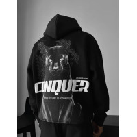Oversize худі з принтом
