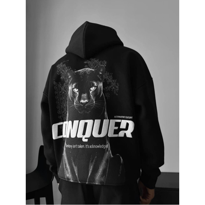 Oversize худі з принтом