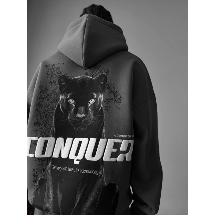 Oversize худі з принтом