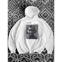 Oversize худі з принтом