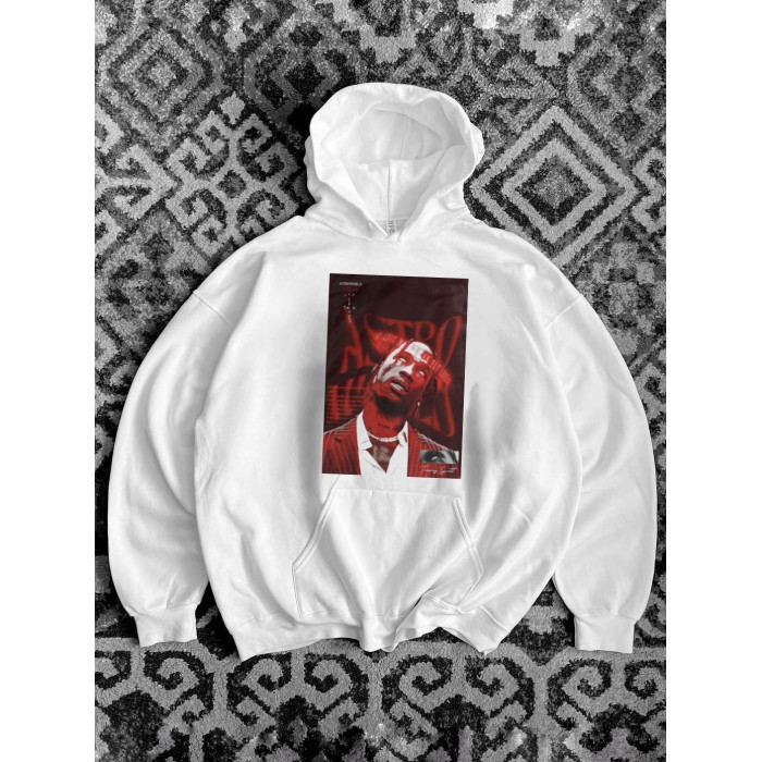 Oversize худі з принтом