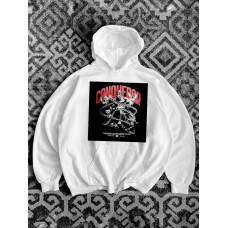 Oversize худі з принтом