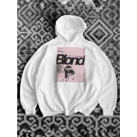 Oversize худі з принтом