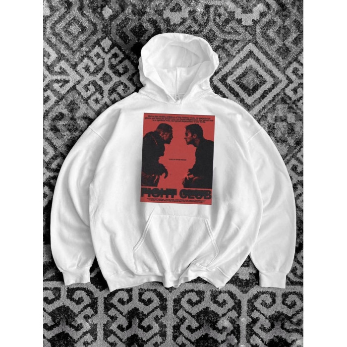 Oversize худі з принтом