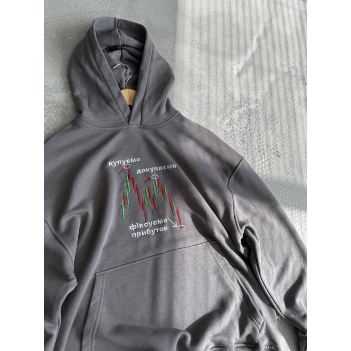 Oversize худі з принтом