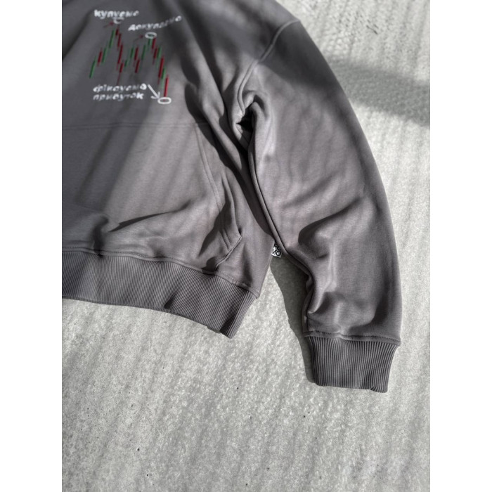 Oversize худі з принтом