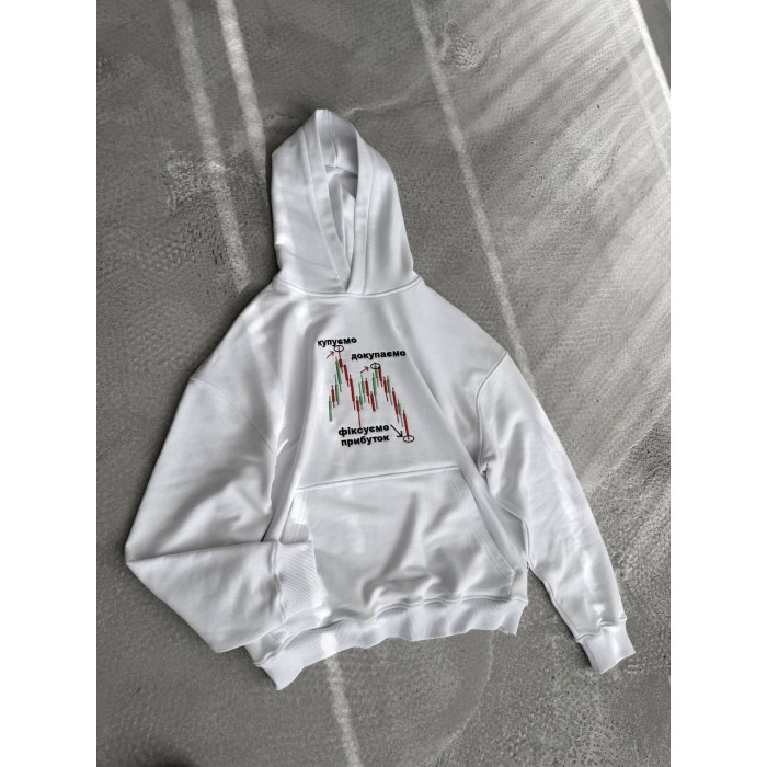 Oversize худі з принтом