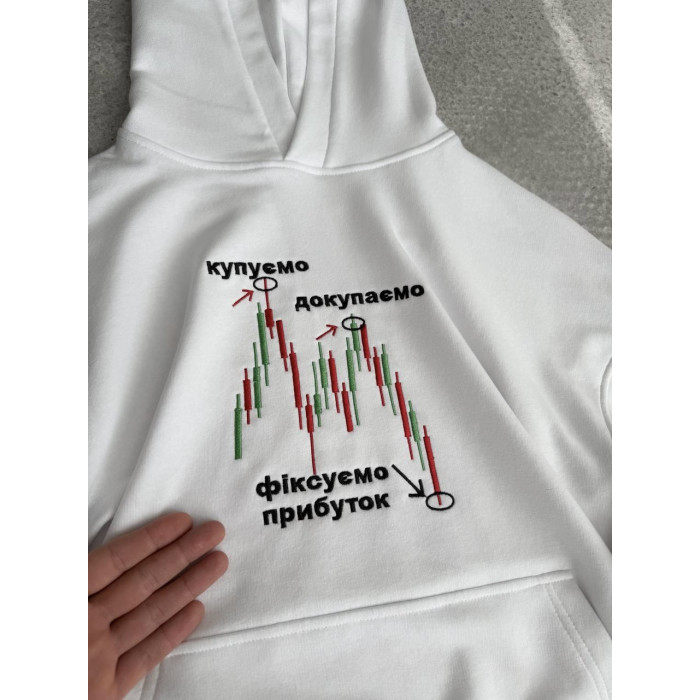 Oversize худі з принтом