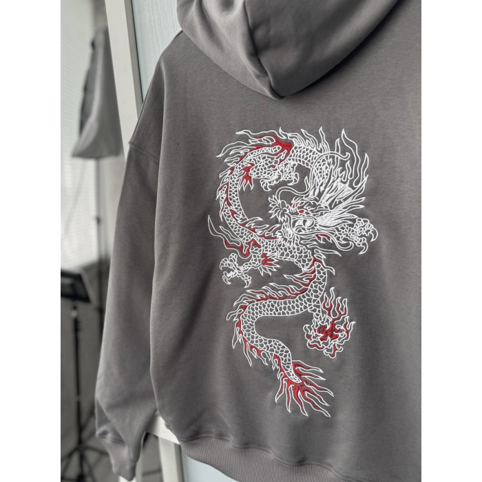 Oversize худі з принтом