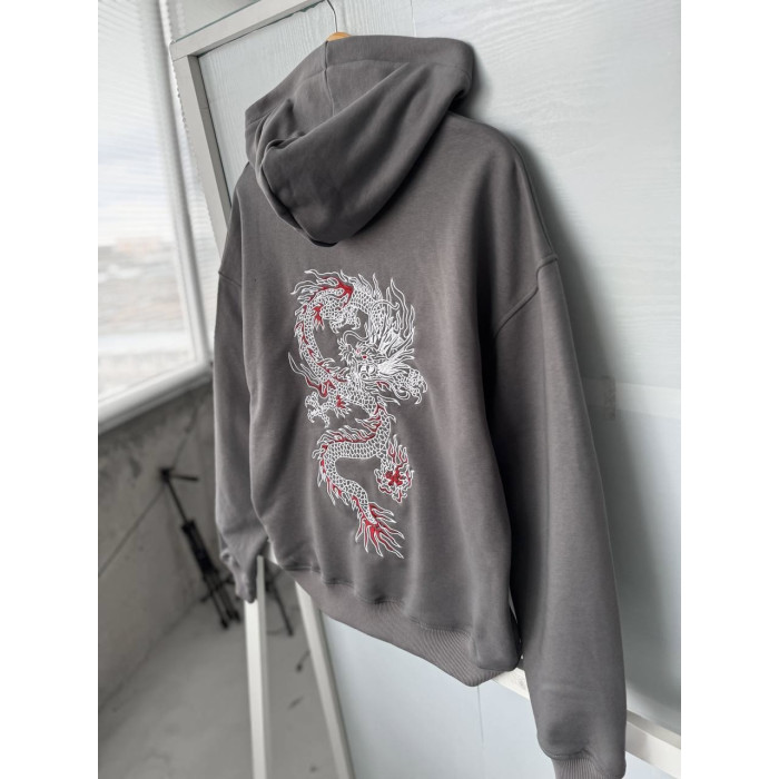 Oversize худі з принтом