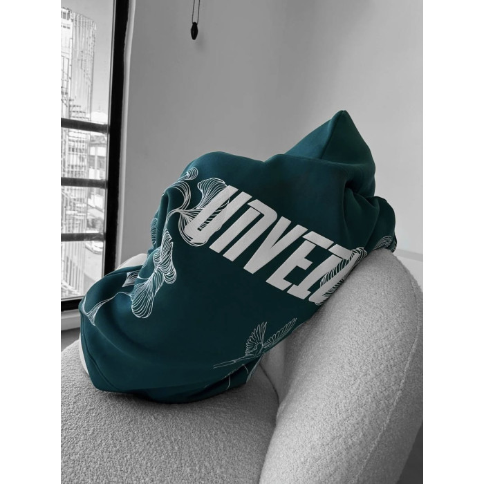 Oversize худі з принтом