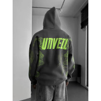 Oversize худі з принтом