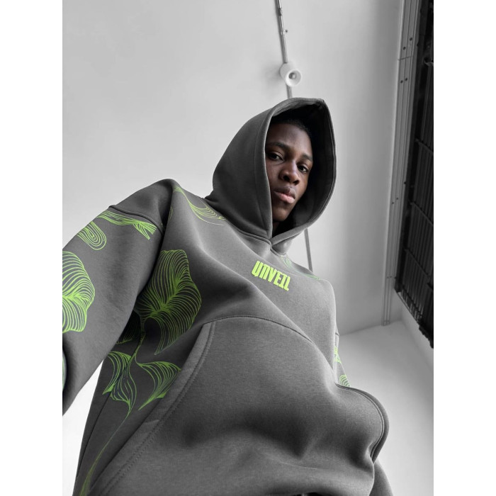 Oversize худі з принтом