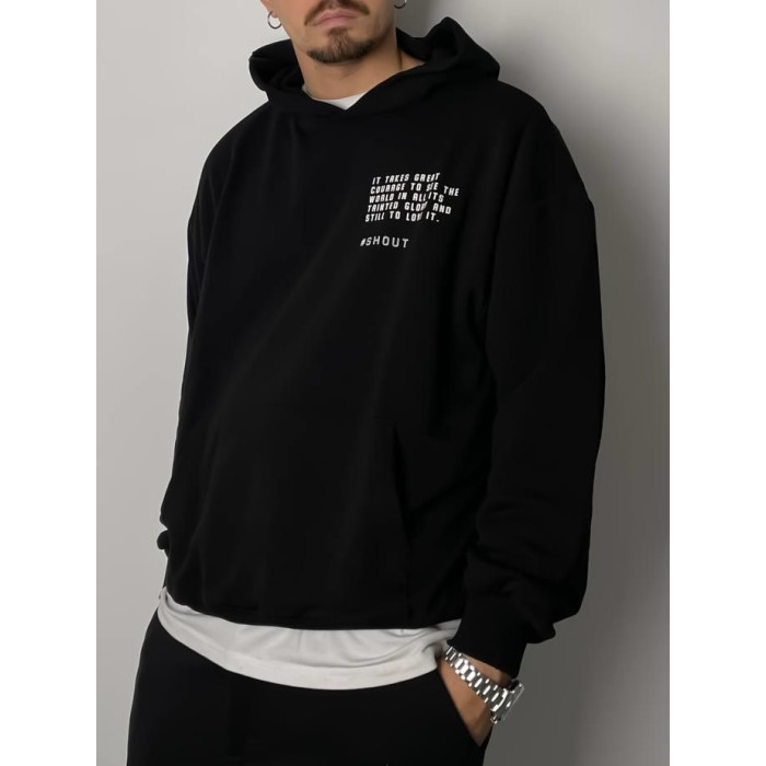 Oversize худі з надписом