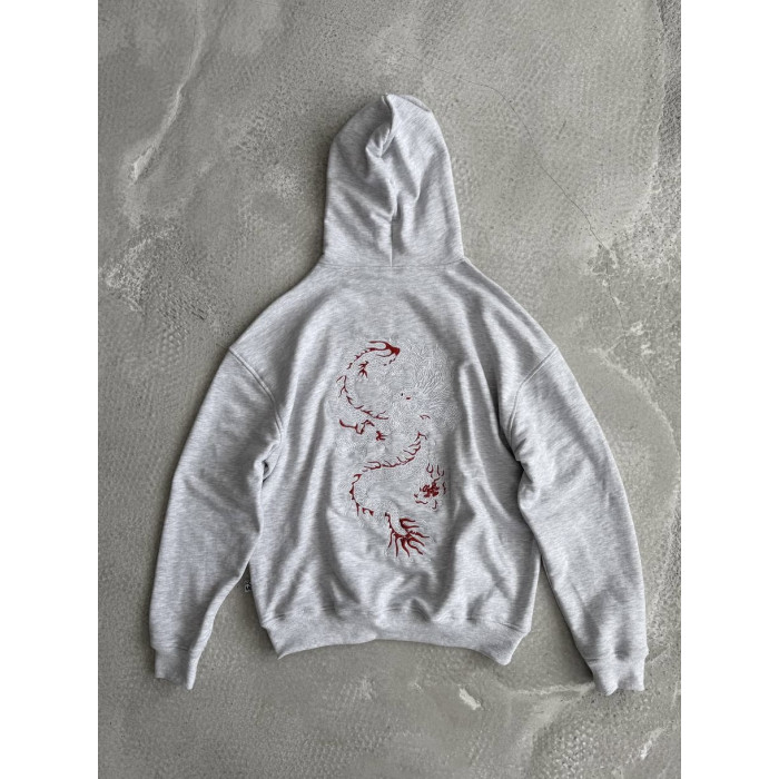 Oversize худі з принтом