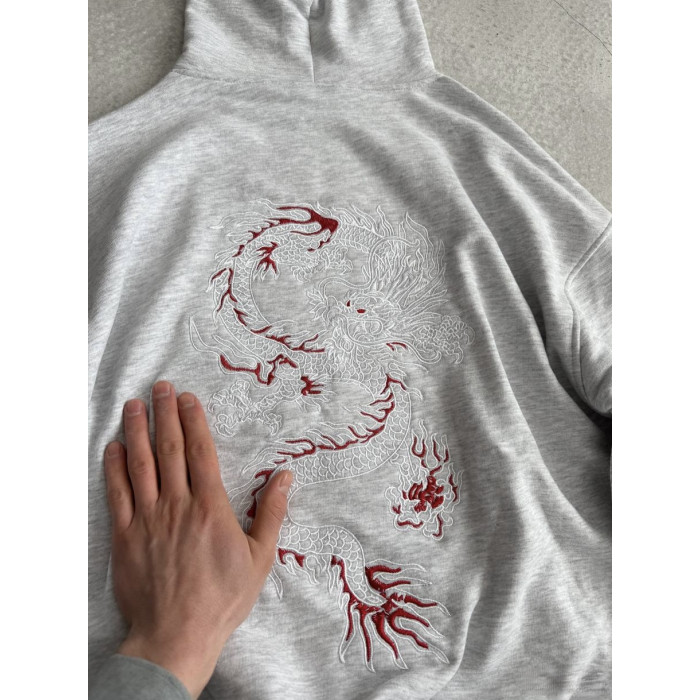 Oversize худі з принтом